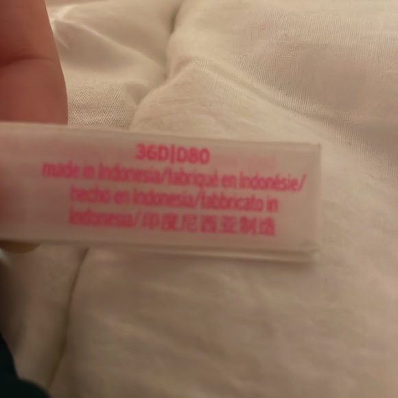 PINK Push-Up Bra, 36D, Emerald Green - Picture 3 of 4